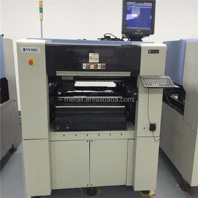 YAMAHA chip mounter YV100X LED Pick And Place Machine With 1.2m PCB Pneumatic Feeder