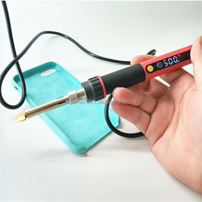 Wholesale CXG E60w/90w/110w LCD Temperature Digital LED Adjustable Electric Soldering Iron with EU USA UK plug