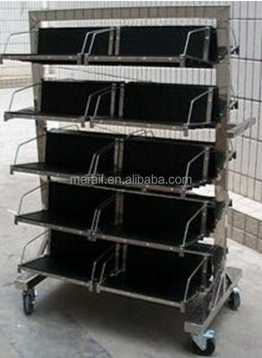 Factory wholesale SMT Reel Storage Trolley,Hanging basket ESD PCB storage trolley SMT PCB storage cart