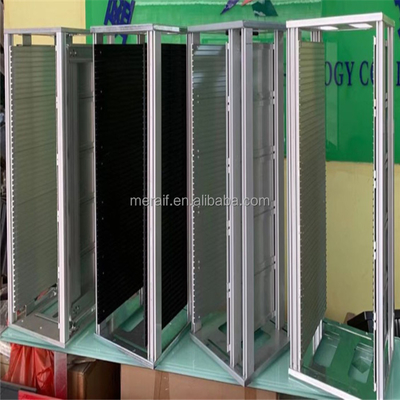 Meraif wholesale ESD Stainless Steel Trolley / ESD Turnover Cart / Antistatic PCB Plates Storage Trolley