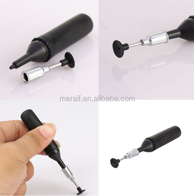 wholesale IC Vacuum Suction Pen HANDI-VAC Tools Black Mini Antistatic ESD Vacuum Pen With 3 Suction Headers IC SMD Pick Up Pen