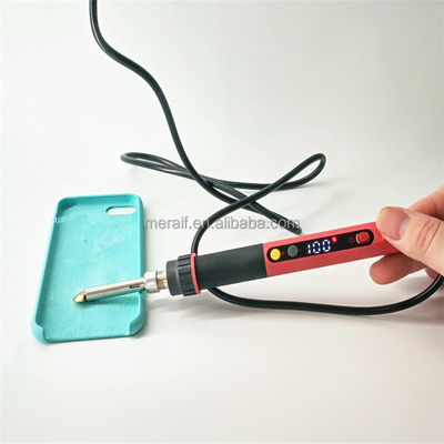 CXG E60W Electric Soldering iron 60W LED Adjustable Temperature EU plug Welding Solder Station Heat Soldering iron soldador