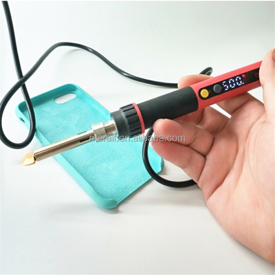 CXG E60W Electric Soldering iron 60W LED Adjustable Temperature EU plug Welding Solder Station Heat Soldering iron soldador