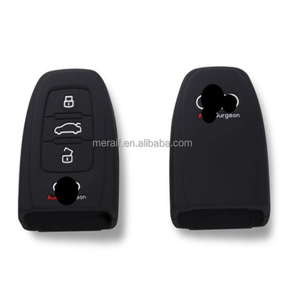 Factory wholesale silicone Car Key Cover Shell Case Silicone Remote Holder Case Cover for AUDI A2 A3 A4 A6