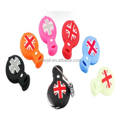 Meraif Silicone Car Key Cover for bmw  Mini Cooper R50 R53 1 Button Remote Key Case Protection Holder