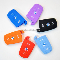 Meraif Silicone Car Key Cover for bmw  Mini Cooper R50 R53 1 Button Remote Key Case Protection Holder